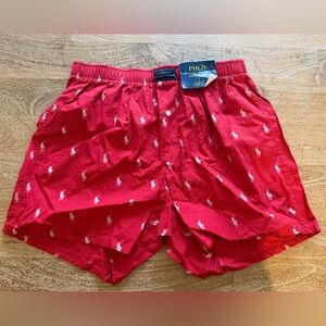Ralph Lauren Red Boxer Shorts